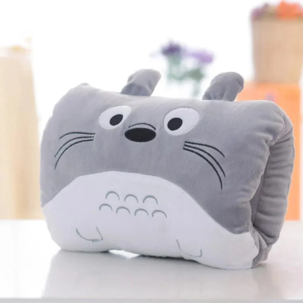 Creative Cushion Hand-Warming Plush Gift Pink Bear Children's Plush Pillow Hand-Warming Gloves Adult Cartoon Nap Pillow