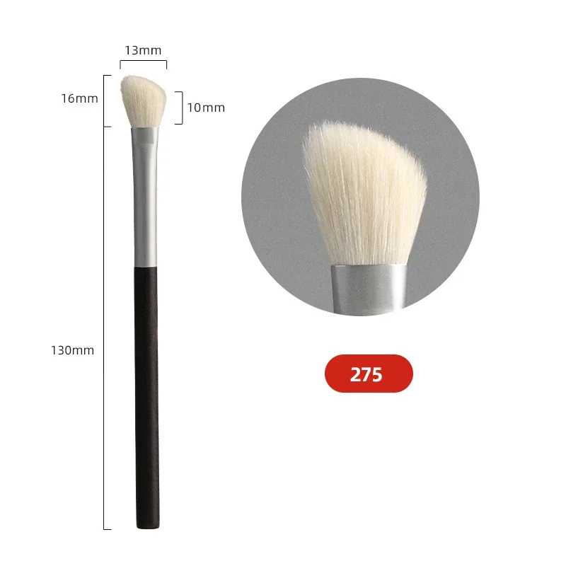 Ebony Handle Handmade Makeup Brushes 1pc Soft Saibikoho Goat Hair Face Powder Blush Eye Shadow Brush Professional Make Up Brush