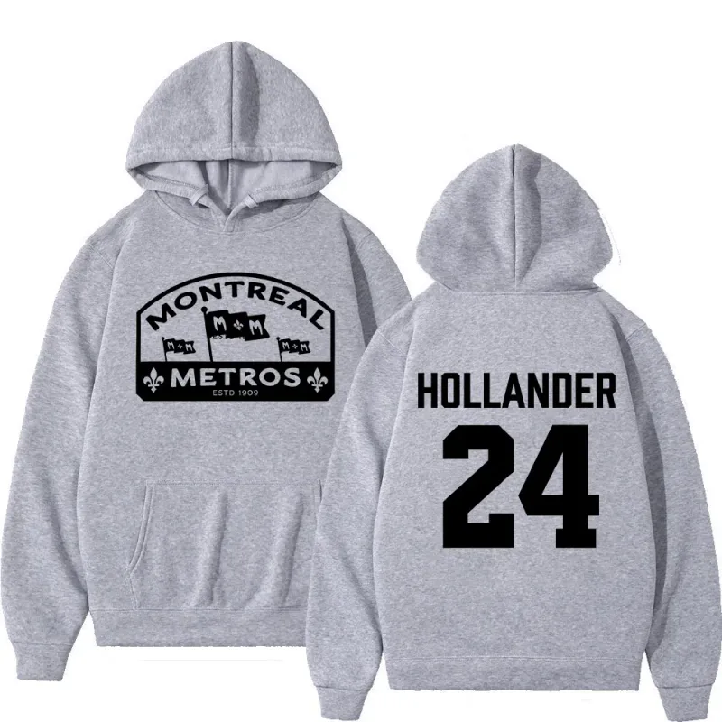 Heated Rivalry Shane Hollander 24 Montreal Metros Hoodies Men Women Clothing Hip Hop Fashion Sweatshirts Long Sleeves Pullovers