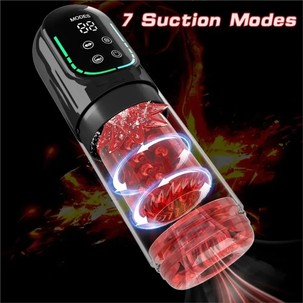 Automatic Male Masturbator Cup Pocket Pussy Stroker Realistic Vagina Tight Suction Vibrating Deep Stimulation Sex Toy for Men
