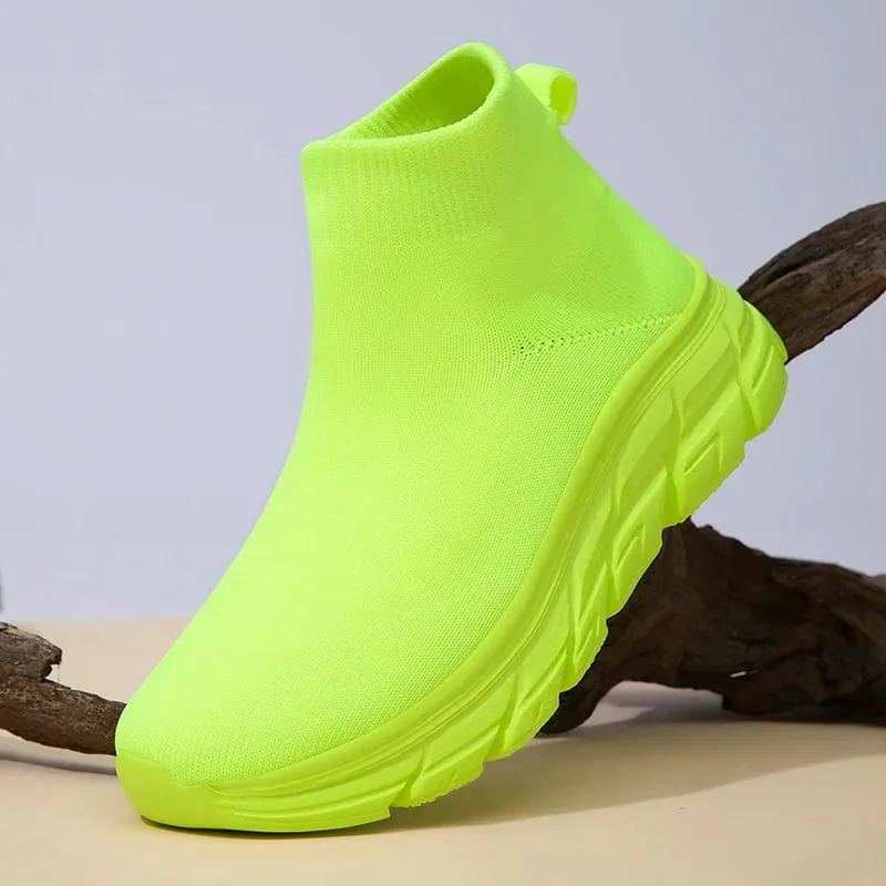 Summer Men Running Walking Sock Shoes Boots Casual Sneakers Plush Warm Shoes Sport Shoes Lightweight Men Sneakers Casual Shoes