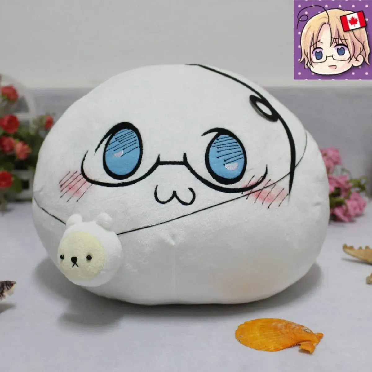 APH Hetalia Polandball Mochi Plush Pillow Anime Stuffed Doll Toy Soft Cushion Cosplay Prop Home Decoration For Anime Lovers