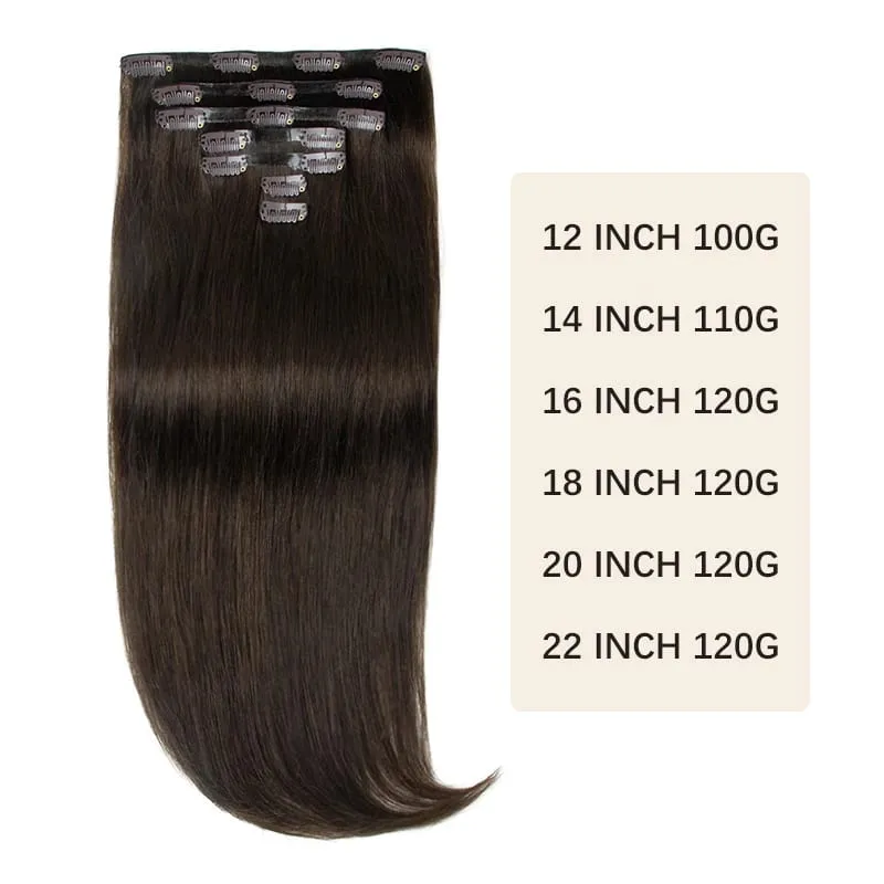 Extensiones de cabello humano Invisible con Clip de PU, trama de cinta de PU inyectada, 7 unidades/juego, 12-24 pulgadas, 100G, 120G, uso cómodo