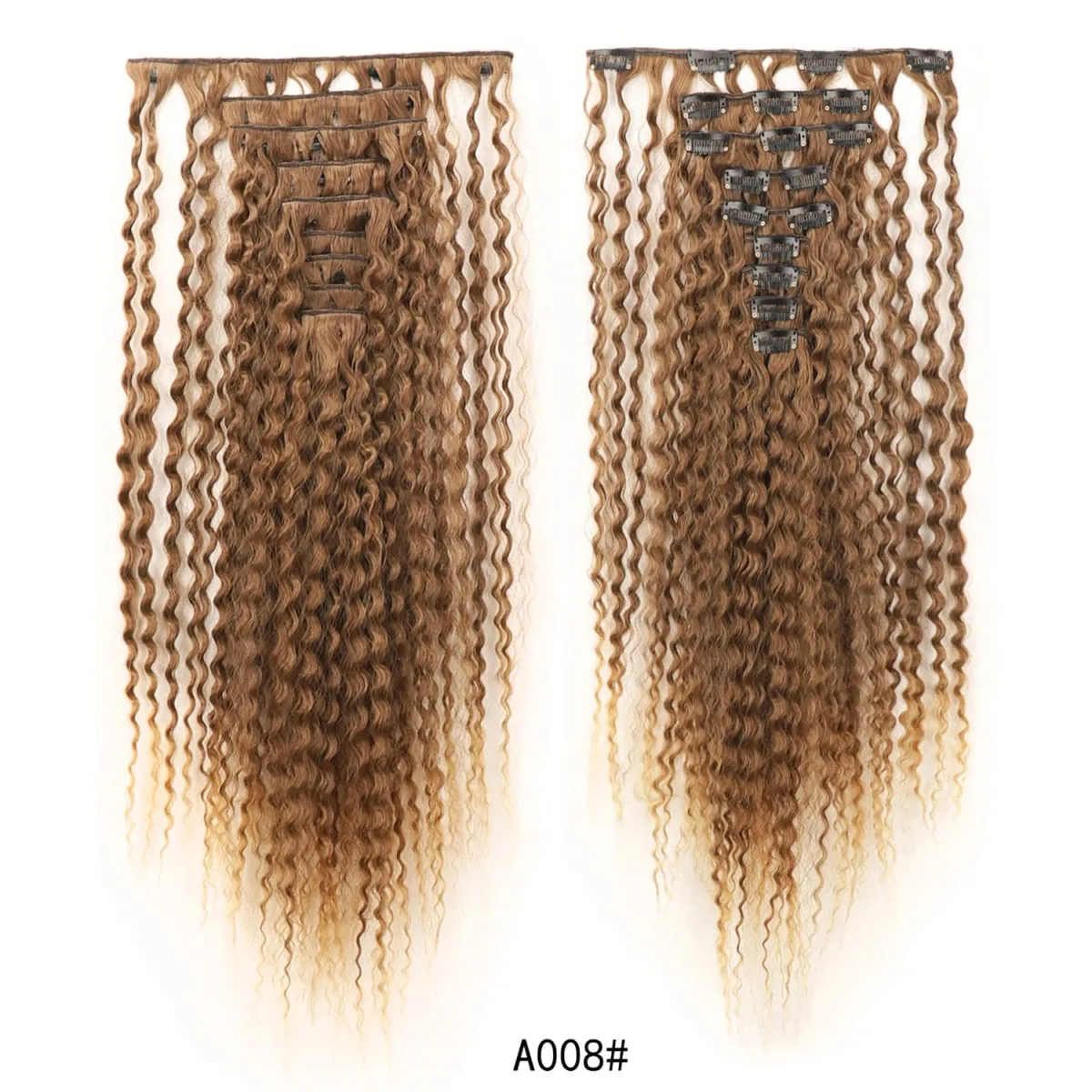 Synthetic Long Loose Curly Hair Extensions 9pcs/set Clip-in Hair Increase Hair Volume Daily Use