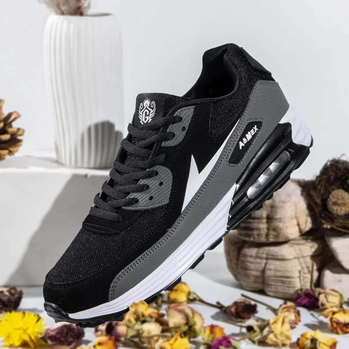 Men's Running Shoes Breathable Air Cushion Sneakers Athletics Sport Trainer Tennis Basketball Shoes