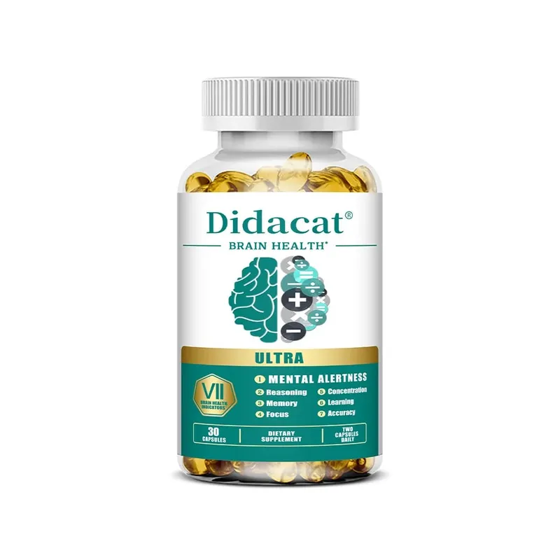 Phosphatidylserine Capsules - with Vitamins B6 and B12 Enhance Memory and Concentration Refresh The Mind Support Energy