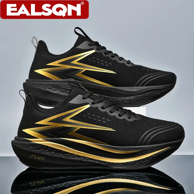 New Running Shoes Men's Speciality Marathon Sports Sneakers Breathable Lightweight Carbon Board Women's Athletic Tennis Non-skid