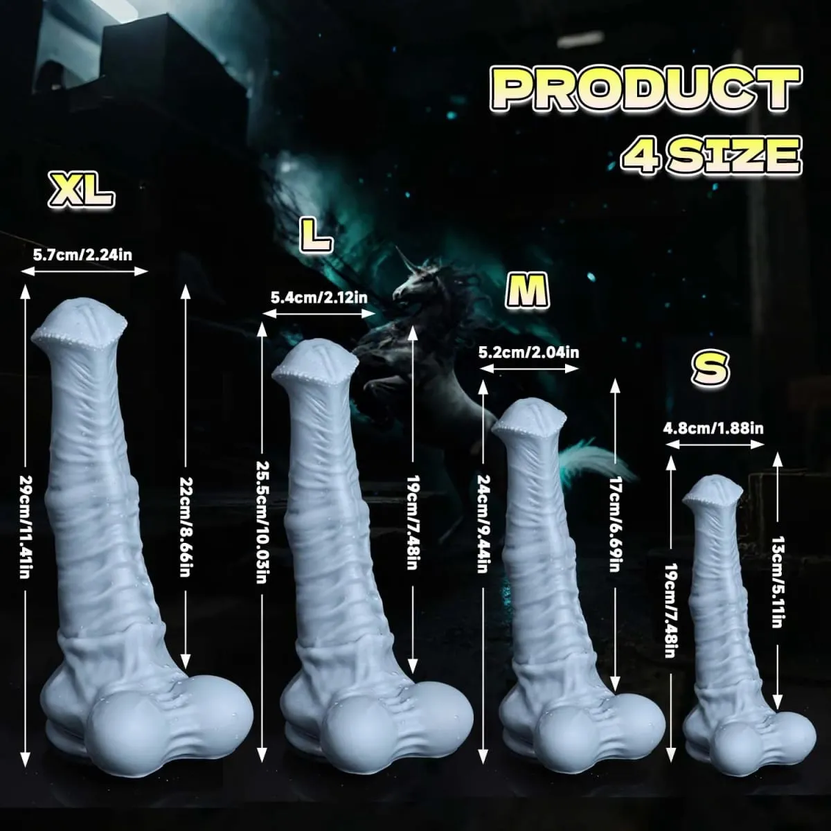 Big Horse Dildo Realistic Penis Huge Anal Plug Sex G-Spot Stimulation Massage Stimulate Female Masturbator Sex Toys for Women 18