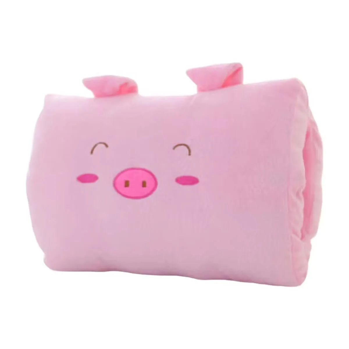 Soft Pink Bear Children's Plush Pillows Hand Warmers Gloves Adults Cartoon Nap Pillows Cushions Creative Hand Warmers Plush Gift