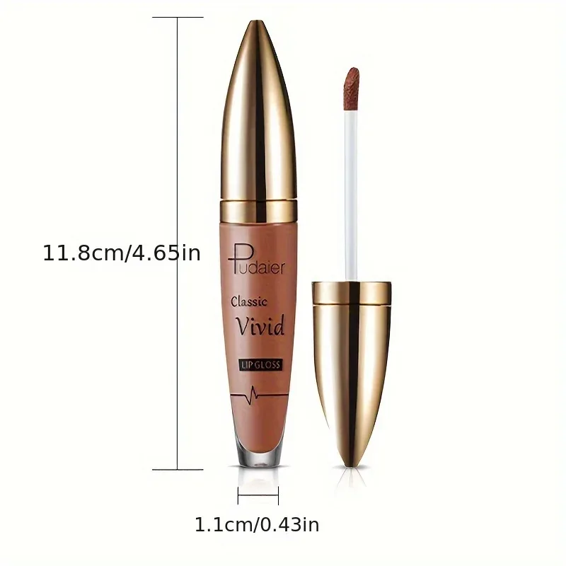 High Pigmented Matte Lip Glaze - Long-Lasting Smudge Proof Liquid ลิปสติกแต่งหน้าของขวัญวันวาเลนไทน์ของขวัญวันสตรี