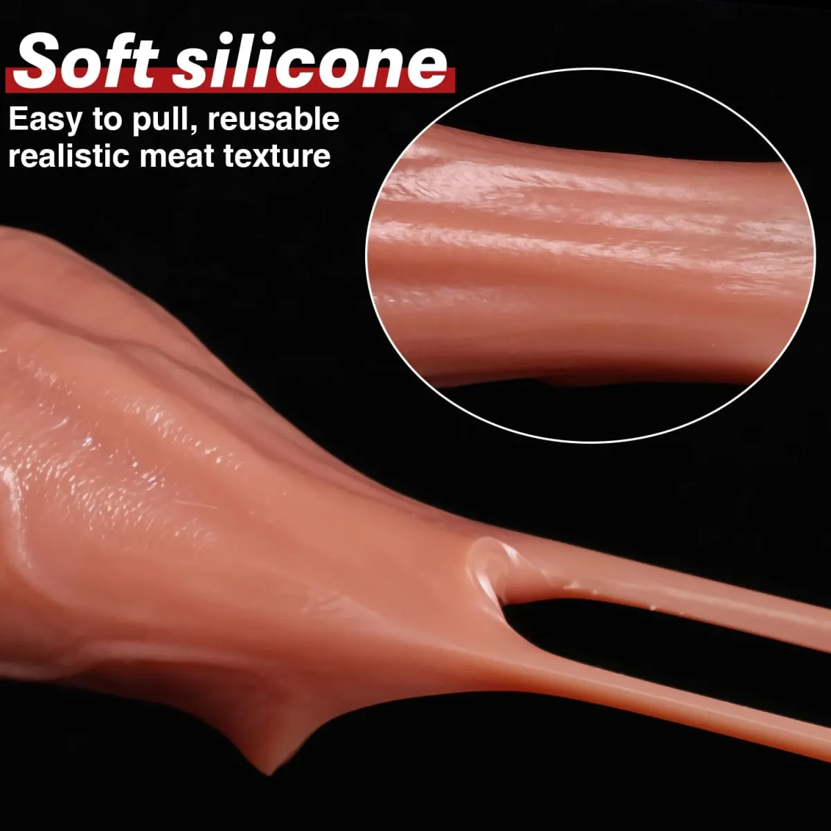 Penis Ring Dick Sleeve Enlargement Lock Sperm Men Sex Toy Enlarged and Thicken Cock Sleeve Soft Silicone Male Adult Sexy Toys 18