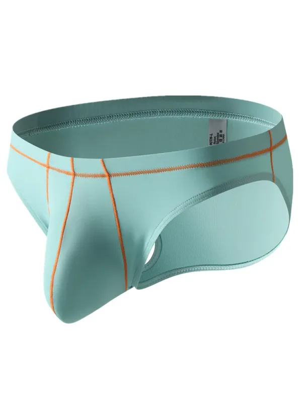 Mens Underwear Briefs SoftNylon Panties For Man Brief Shorts Homme Ropa Patchwork Low Waist Underpants Cueca Plus Size M-XXL