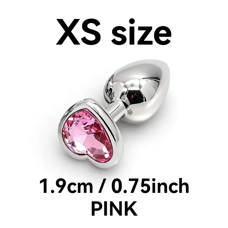 Metal Anal Plug Jewelry Base Beginner To Expert 5 Size Butt Plug Adult Toys Tail Female/Male Dildos Sex Toys Couples Adults Game