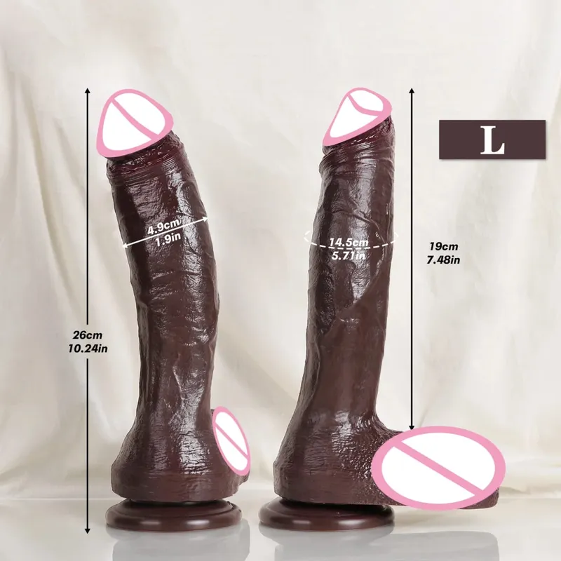 Dildo Realistic Huge Silicone Penis Black Big Cock For Women Sex Toys with Suction Cup Long Dick Butt Plug Dildos Adult Products