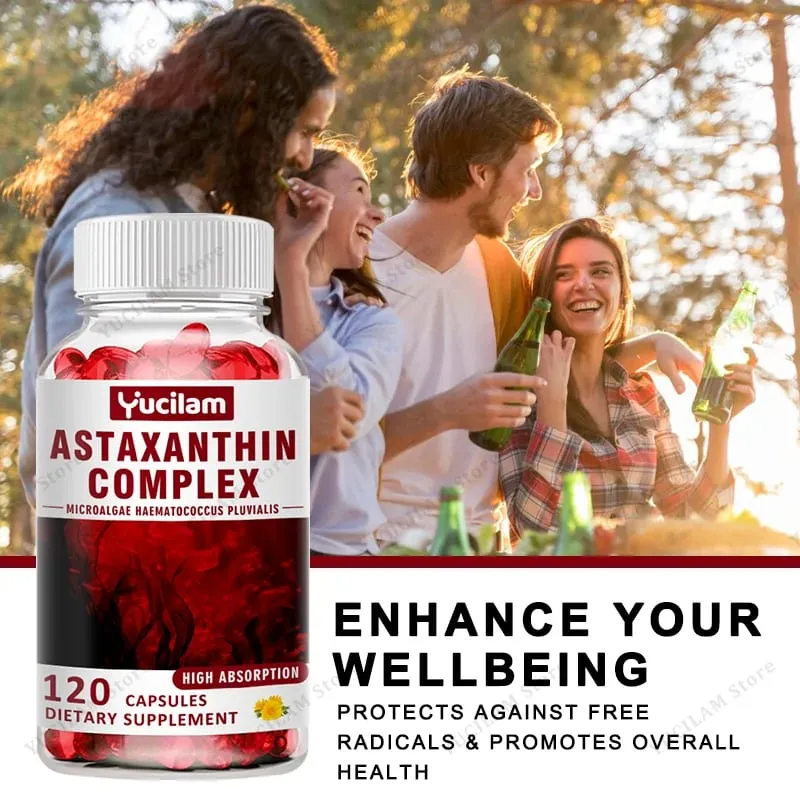Astaxanthin Supplements 24mg - Support Skin Antioxidant & Eye Normal Joint & Immune System Health