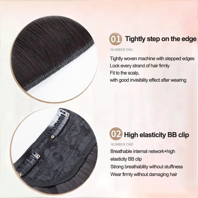24 Inch Burgundy Straight Long Synthetic Hair Ponytail Extension Suitable For Women