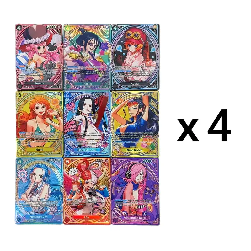 One Piece TCG OPCG English EB03 SP Card Boa Robin Nami Uta Vivi Reiju Perona Koala Tashigi EB03 Heroins Set Textured Foil Card