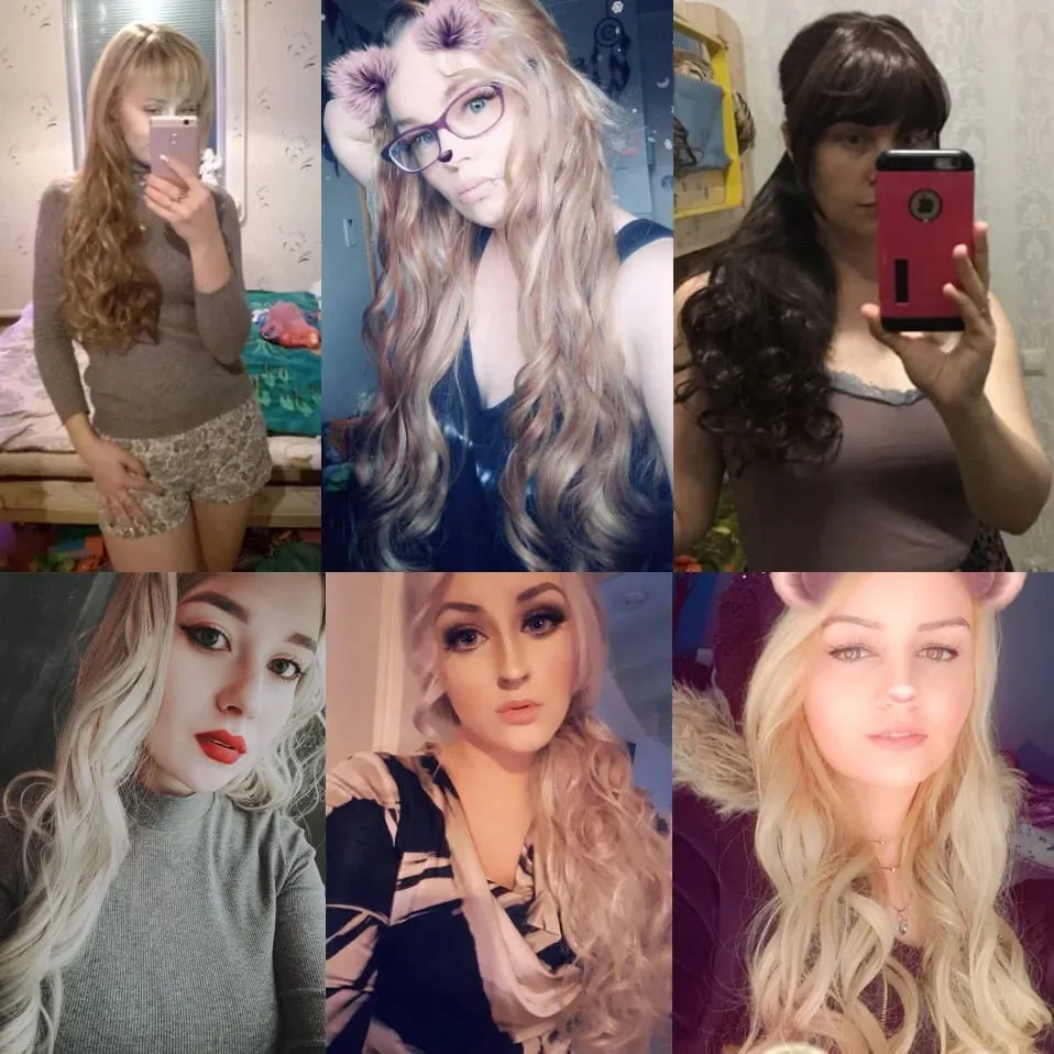 S-noilite Synthetic Hair 22inch Clips In Hair Extensions Long Wavy Clip In Hair Thick Double Weft 4Pcs/set Hairpieces For Women