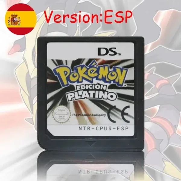 Pokemon Series DS Game Cartridge Diamond Platinum Pearl HeartGold SoulSilver Black White Multilingual for NDS/2DS
