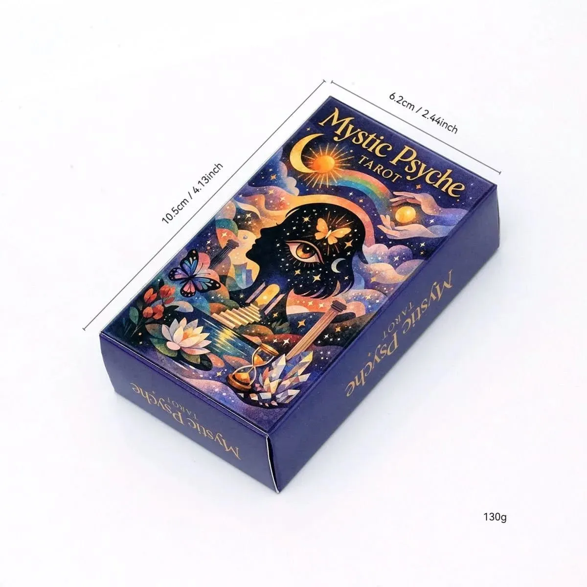 Mystic Psyche Tarot Deck – 78-Card Set for Intuitive Wisdom Spiritual Growth and Archetypal Exploration