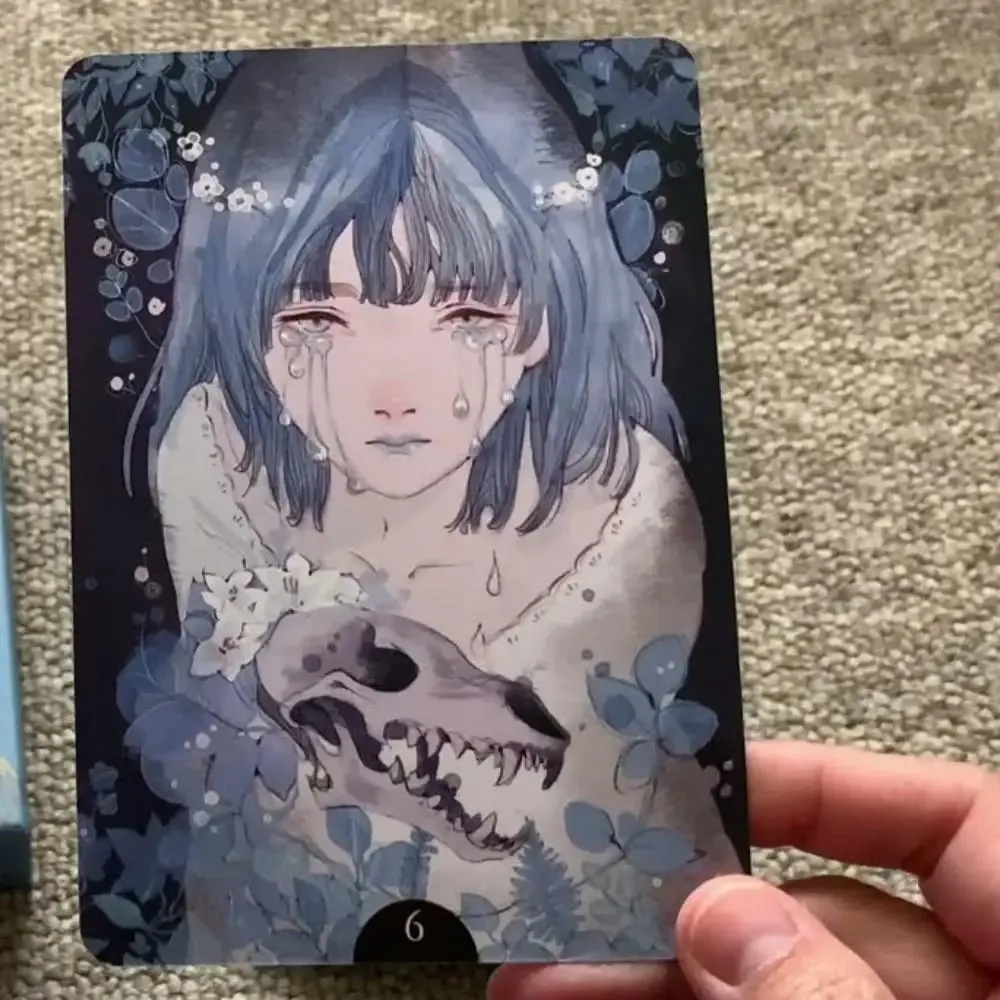 8.8*12.6cm Loputyn Oracle 36 Pcs Cards Double-sided Embossed Evocative Sensual and Imaginative Drawings