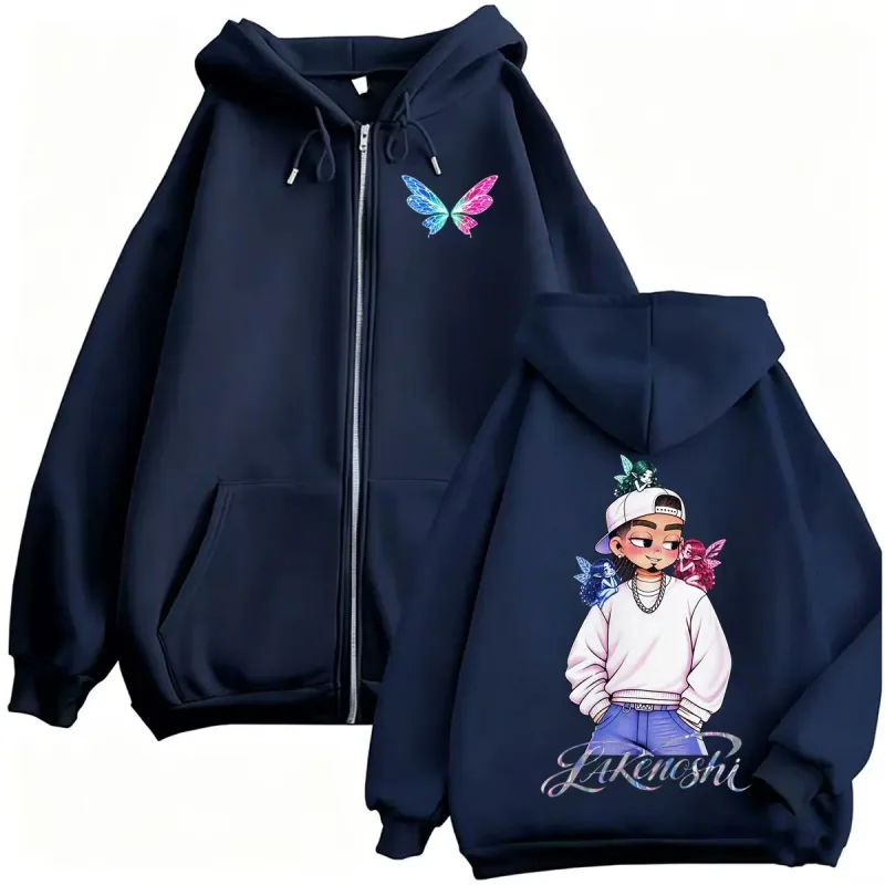 Omar Courtz Por Si Manana No Estoy New Album 2026 Tour Zipper Hoodies Men Women Fashion Hip Hop Pop Music Sweatshirt Jacket Coat