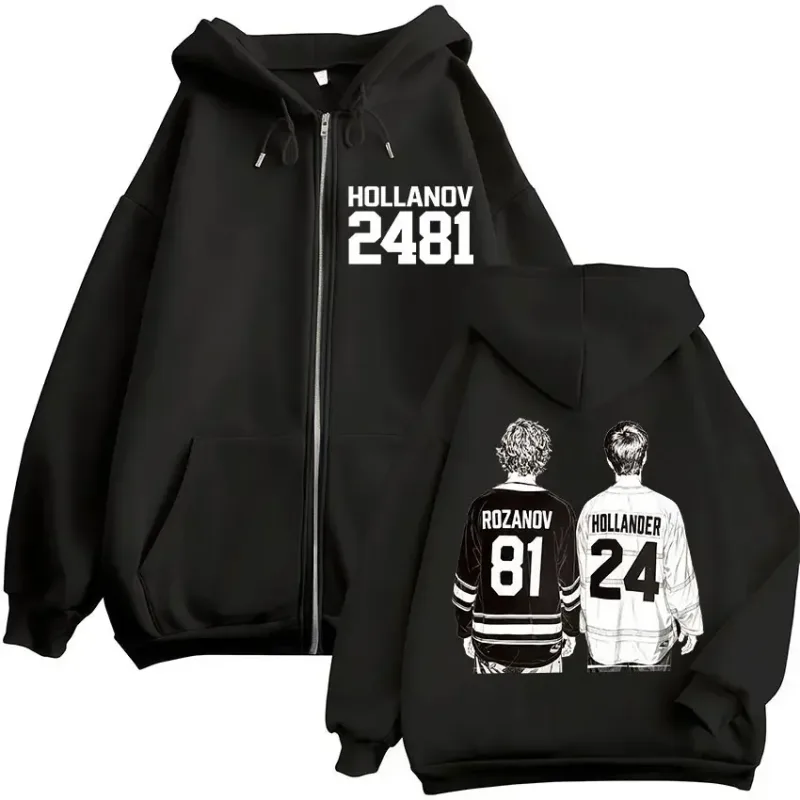 Heated Rivalry Ilya Rozanov 81 Boston Raiders Merch Zipper Hoodies Men's Women Clothing Fashion Zip Up Sweatshirts Jackets Coats