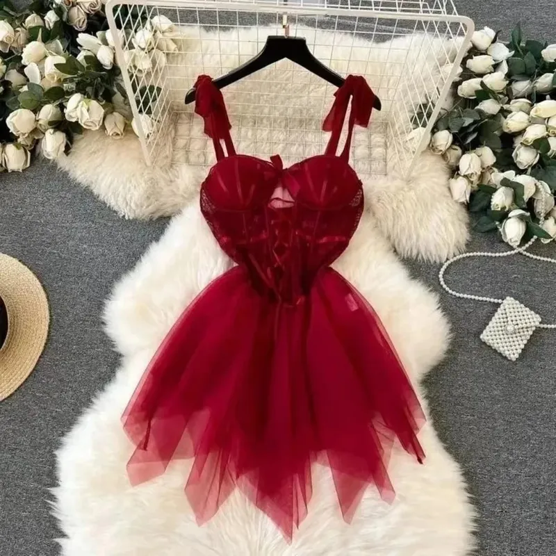 Woman Embroidery Floral Mesh Fashion Sexy Dress Chinese Style Short Sleeve Split Hollow Out Cheongsam New Gauze Sheer Dress