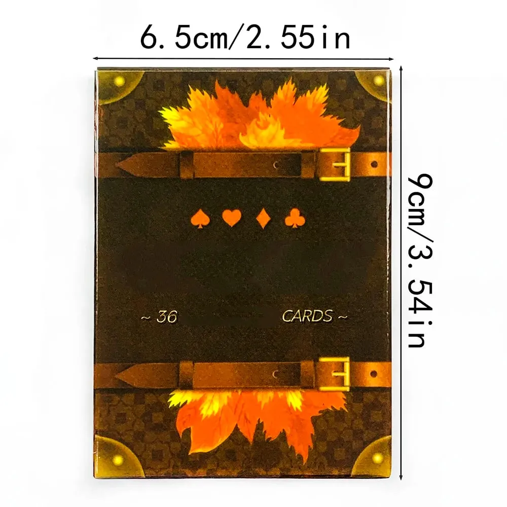 8.8*6.3cm 36 Oracle Cards Game Fortune Telling & Spiritual Growth Cards For Fate Divination Meditation & Party Games