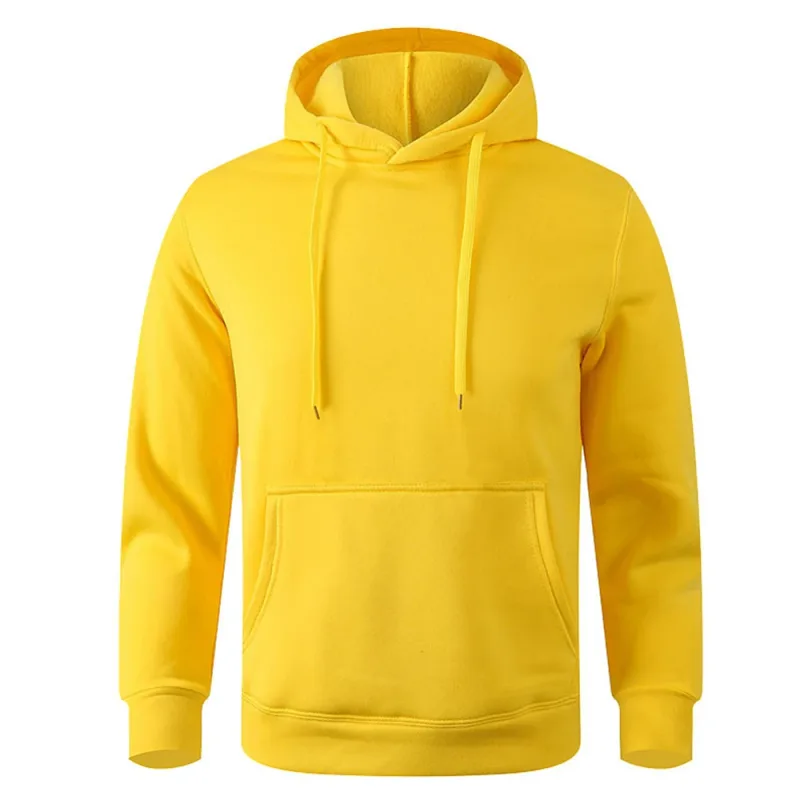 2026 New Men'sSweatshirt Casual Streetwear Pullovers Sport Fitness Pocket Hoodies Multi Color