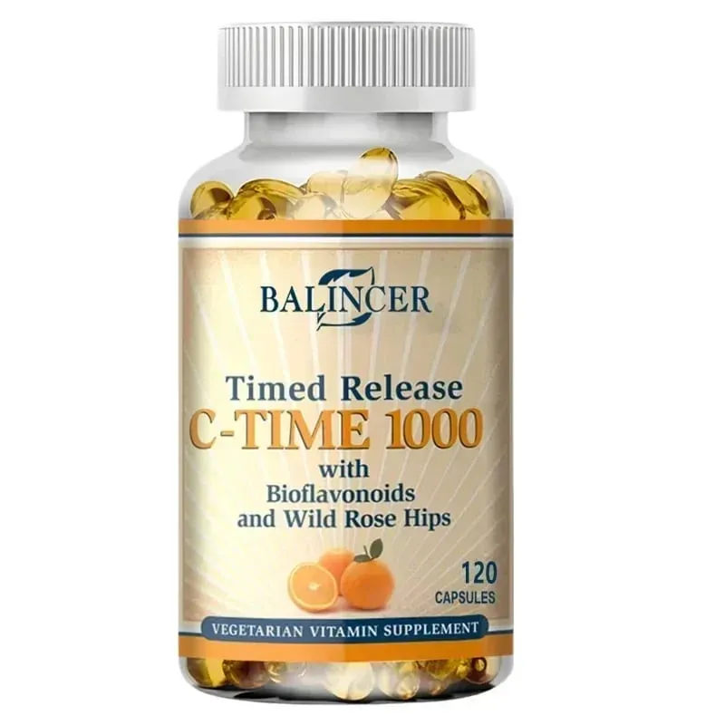 Vitamin C Capsules 1000mg Antioxidant Support Immune Wellness Collagen Synthesis Skin & Bone Joint Health 30/60/120 Capsules
