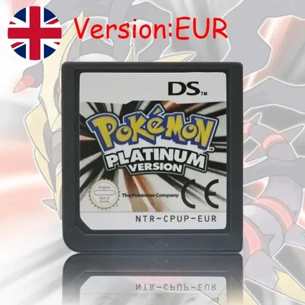 Pokemon Series DS Game Cartridge Diamond Platinum Pearl HeartGold SoulSilver Black White Multilingual for NDS/2DS