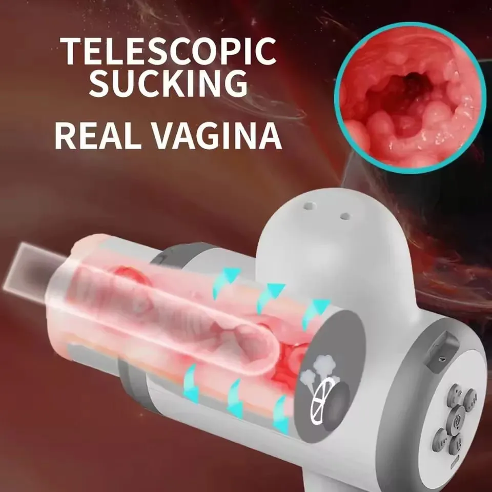 Wearable Masturbation Cup Automatic Thrusting Male Masturbator Remote Control Pocket Pussy Vagina Blowjob Adult Sex Toys for Men