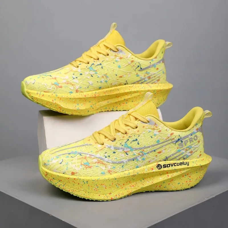 Marathon Men Running Shoes Carbon Board Speciality Sports Breathable Lightweight Women's Comfortable Chunta Athletic Sneakers