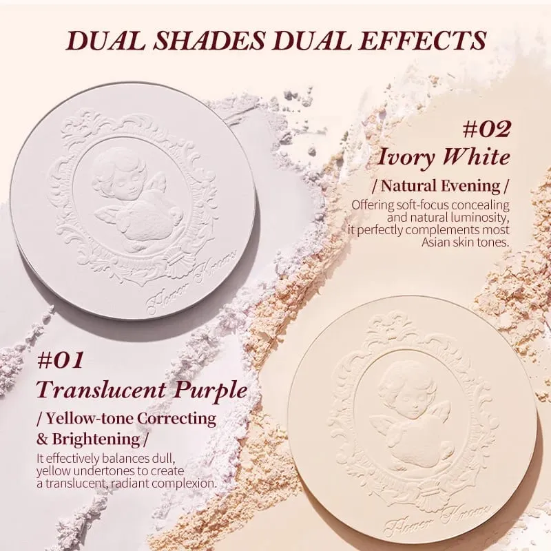 Flower Knows Strawberry Cupid Collection Makeup Set Pressed Powder Solid Perfume Makeup Kit for Women Full Kit Teenagers Make up