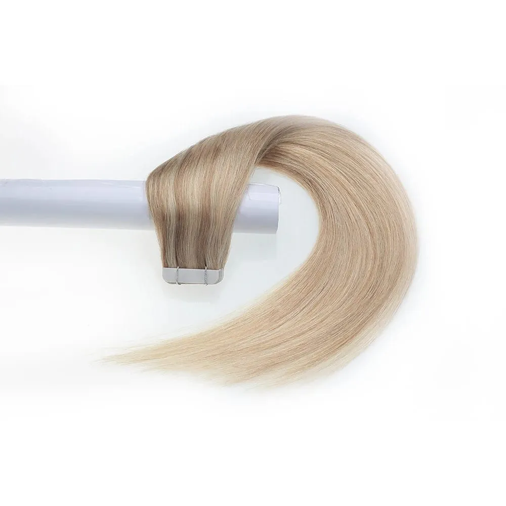 Aromas Hair Tape In Hair Extensions Human Hair 4x1cm Skin Weft Remy Tape Ins 20pcs 40pcs 14-22 inch For Thin Hair — image 20