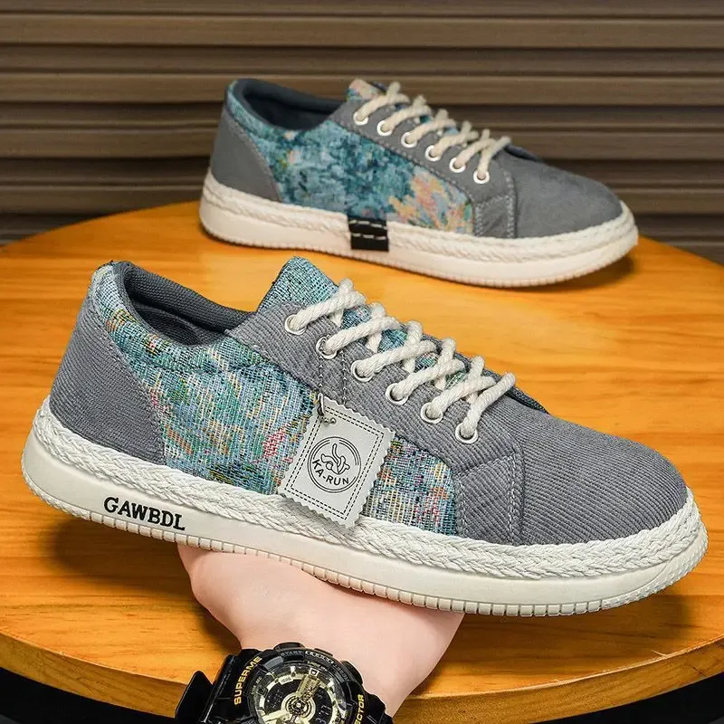 Men Canvas Shoes Casual Flat Comfort Breathable Lightweight Daily Wear Free Shipping Male Sneakers Men's Sneakers And Casual Sho