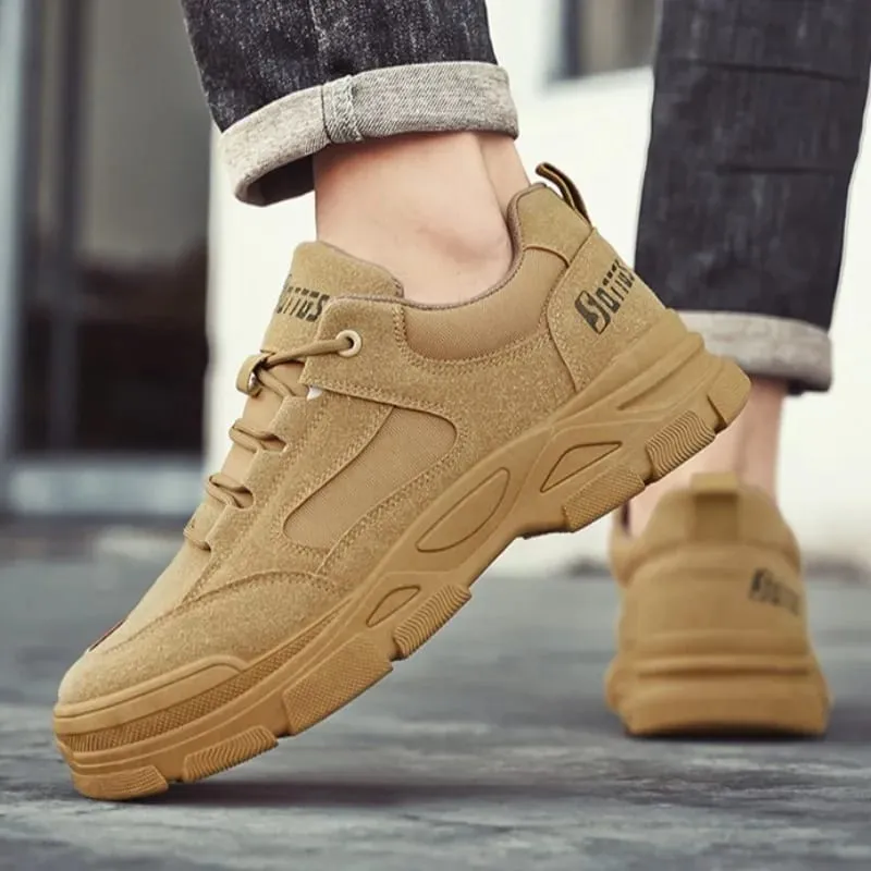 2026 Men's Works Casual Shoes Autumn Winter Breathable Anti-slip Wear Resistant Sneakers Outdoor Men Hiking Sports Shoes Zapatos
