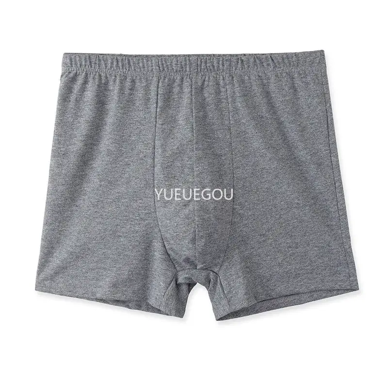 4-pak 100% bawełny męskie bokserki Bardzo duże, wysokie 8XL 9XL 10XL Ultra miękka, oddychająca bielizna zapobiegająca otarciom Luźny krój Komfort