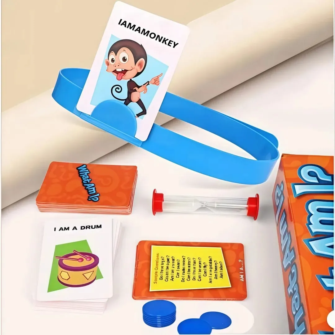 Guess Who I Am Game Family Party Fun Card Board Game Parent-Child Interactive Educational Toy Gift