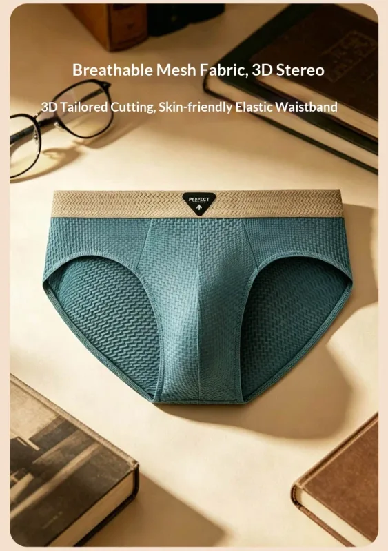 1Pcs Briefs Men Underwear Sexy Lingerie Male Panties Nylon Solid Underpants Breathable Cueca Causal Calcinha Wholesale Lots