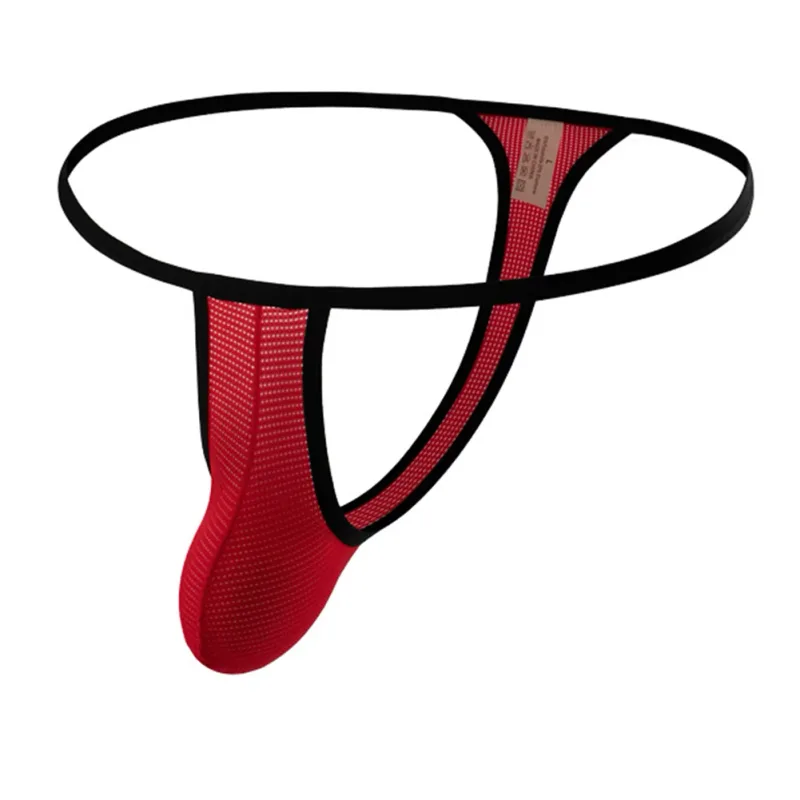 Мужское однотонное белье Sexy Mesh дышащее бразильское нижнее белье Lounge Sexy Tоy мужские трусы трусики унисекс стринги G-String