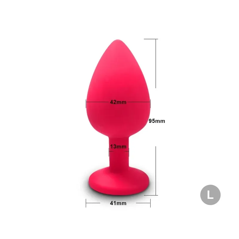S/M/L Anal Plug Butt Vibrator Sex toy Women/Men Soft Silicone Detachable Erotic Bullet Anal plug Bullet Gay Sex Toys for Adults
