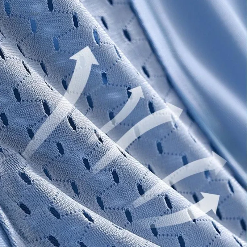 Boxer en soie glacée pour hommes, 1 pièce, slip frais, doux et confortable, sous-vêtements contrastés, maille respirante, confortable, extensible
