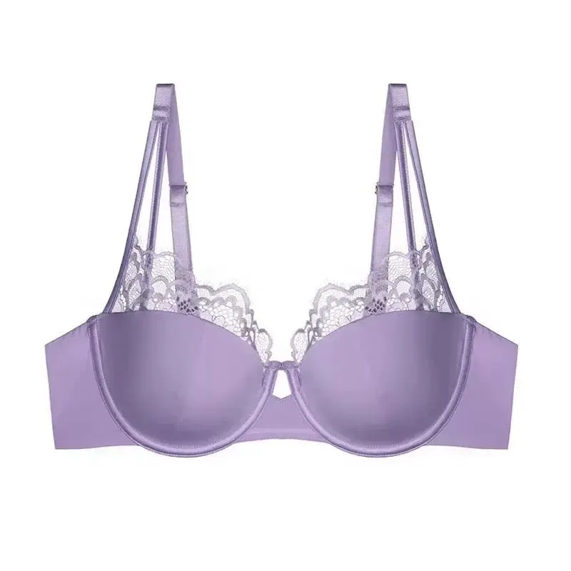Women Leopard Print Thin Cup Bralette Set Push Up Anti Sagging Soft Underwire Side Fat Control New Arrival Underwear Set