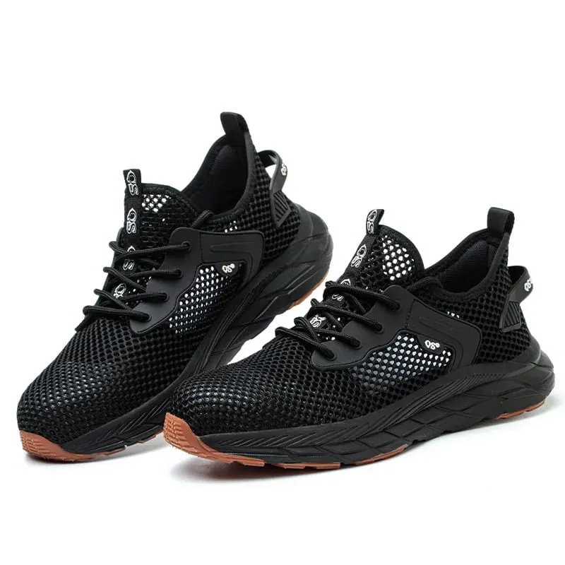 Official-website Summer Men's Safety Shoes New Lightweight Breathable Casual Shoes Anti-slip Anti-smash Anti-stab Work Shoe 2026
