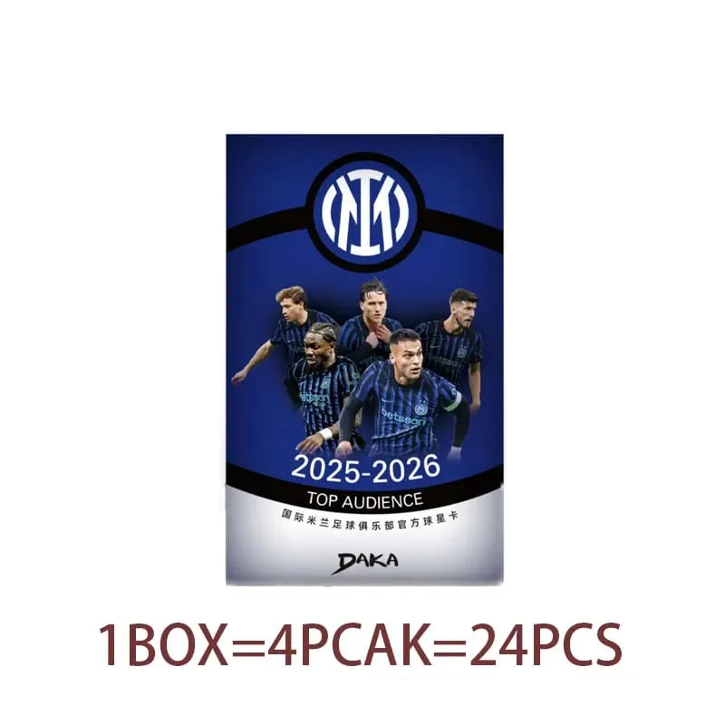 Genuine Daka 2025-26 Real Madrid Barcelona Top Audience Series 2 Collection Card Messi Mbappe Yamal Football Star Player Card
