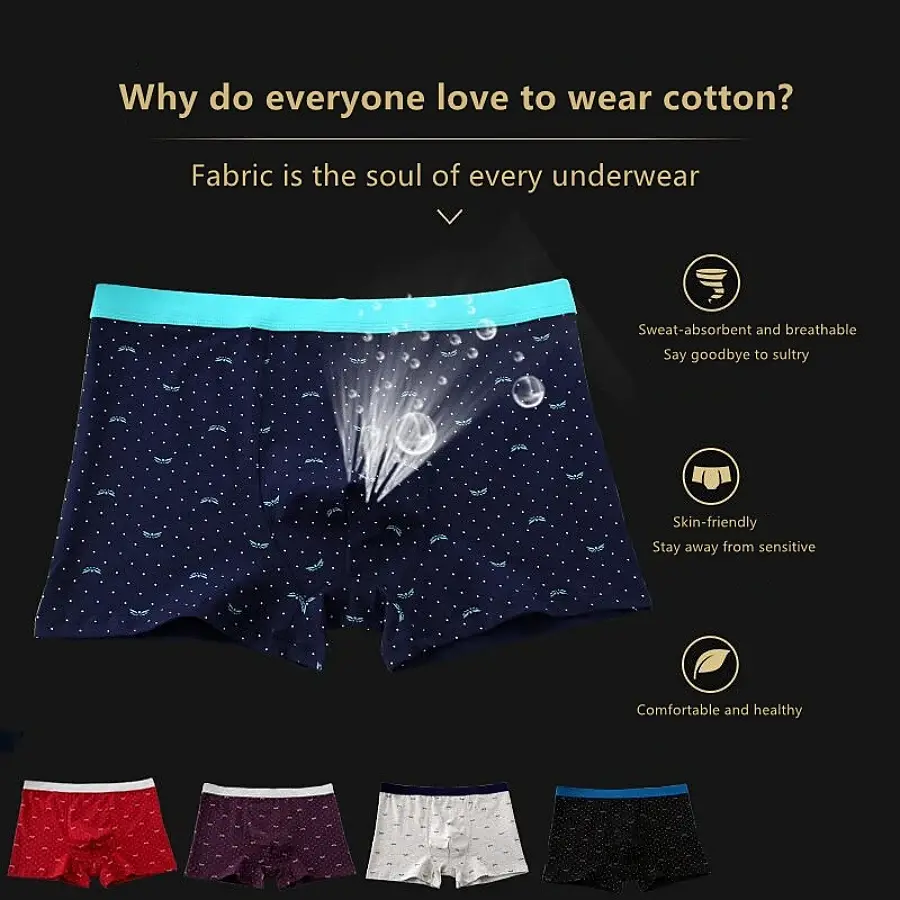 Plus Größe Männer 160 kg Nahtlose Höschen Baumwolle Unterhose Männer Unterwäsche Reine Baumwolle Boxer Briefs Mann Intime Boxer Herren marke
