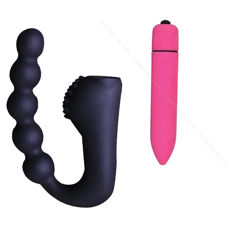 Beads Vibrating Prostate Massager Anal Plug Waterproof Motors 10 Speeds Stimulation Butt Anus Silicone Men Women Sex Toys — image 13