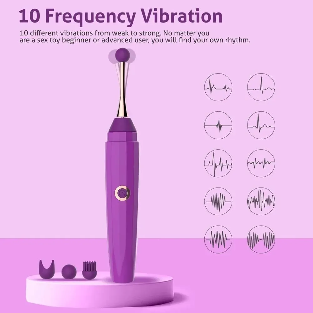 Clitoral Vibrator for Women G-Spot Dildo Nipple Stimulator Anal Vibration High Frequency Personal Massager Wand Bullet Sex Toys